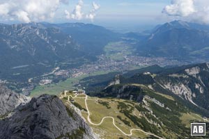 Aussicht auf Garmisch-Partenkirchen