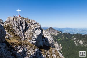Bergtour Geiselstein: Der Gipfel