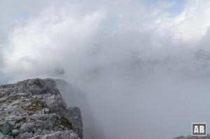 Aussicht vom Gipfel des Kahlersberges: Leider hatte ich mit dem Wetter nicht so viel Glück