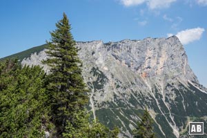 Blick von der Almbachwand auf den Berchtesgadener Hochthron