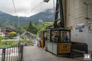 Optionale Auffahrt mit der Nebelhornbahn zur Station Seealpe
