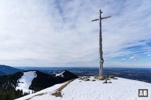 Schneeschuhtour Hörnle: Der aussichtsreiche Gipfel des Hinteren Hörnle