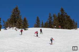 Das Sonntagshorn: Ein echter Winterklassiker - sehr beliebt bei den Skitourengehern