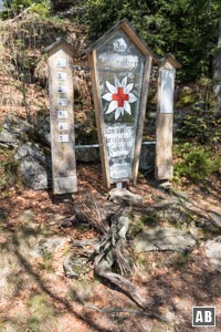 Gedenkstätte der Bergwacht am Mühlriegel
