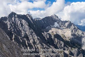 Die Zugspitze mit dem Jubiläumsgrat