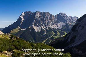 Südansicht der Zugspitze