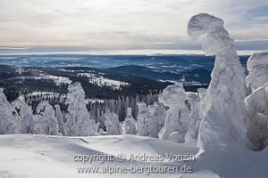 Arbermanndl am Gipfelplateau des Großen Arber