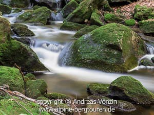 Wasserspiele an der Kleinen Ohe (Lusen)