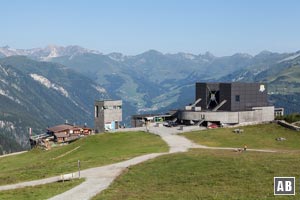 Die Bergstation der Ahornbahn