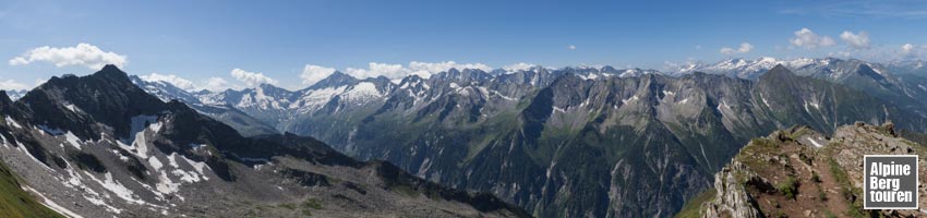 Zillertaler Bergpanorama von der Südwestschulter