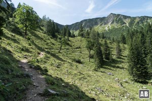 Im Benzingkessel öffnet sich das Gelände