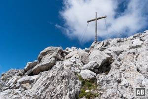 ...bis das schon sichtbare Kreuz nach rechts einfach erreicht werden kann