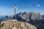 Der Gipfel des Daniel vor der Zugspitze