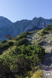 Die viel besuchte Coburger Hütte