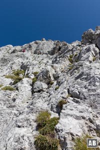 Das Gelände gönnt uns keine Verschnaufpause