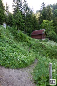 Wir passieren die kleine Kilianhütte