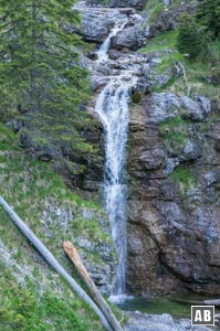 Kaskade im wasserreichen Roggental