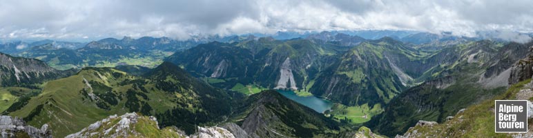 Panorama vom Gipfel des Gaishorn