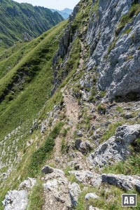 Rückblick auf den ausgesetzten Steig