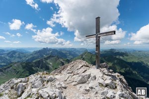 Der aussichtsreiche Gipfel des Großen Widderstein