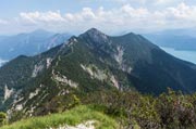 Blick vom Heimgarten über den Grat zum Herzogstand