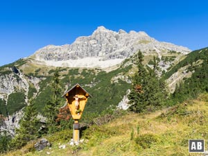 Eine Bildstock am Weg zum Muttsattel