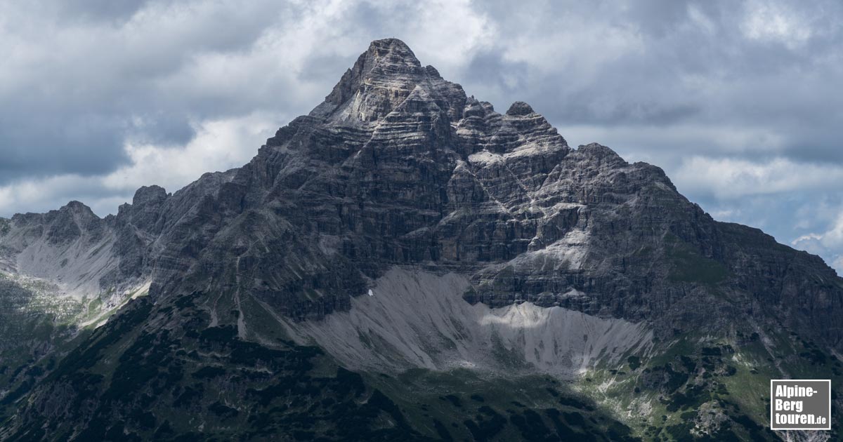 Der Hochvogel mit seiner imposanten Südseite