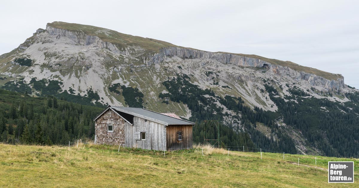 Der Hohe Ifen - gesehen von der Schwarzwasserhütte
