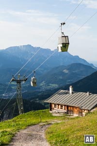 An der Jennerbahn haben wir den Ausganspunkt fast wieder erreicht