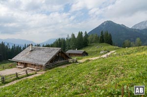 Die Priesbergalm - Zwischenstation auf dem Weg zum Seeleinsee