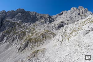 Die Ostflanke der Karlspitzen