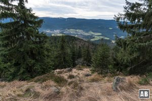 Tiefblick aus dem Südgrat auf den Lamer Winkel