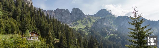 Blick vom Gimpelhaus auf die Köllenspitze