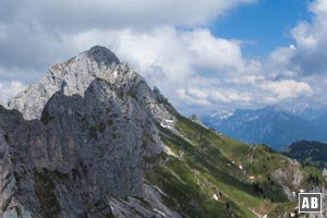 Die Köllenspitze gesehen von der Roten Flüh