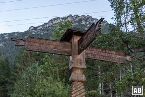 Der Kramerplateauweg stellt den Beginn unseres Aufstiegs zum Gipfel dar