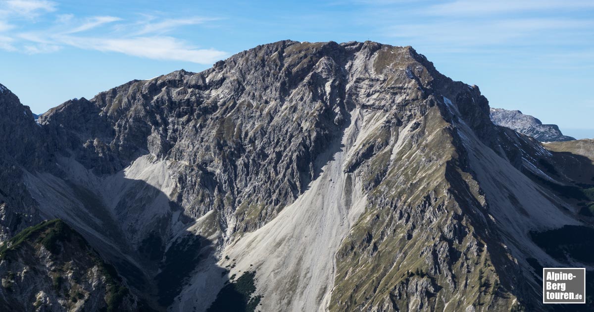 Der Gipfel der Ammergauer Kreuzspitze