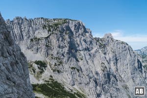 Blick auf den Nachbarn: der Mitterkaiser im Profil