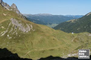 Rückblick zur Hinteren Wildenalpe