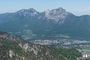 Aussicht auf Bad Reichenhall und den Hochstaufen