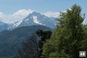 ...und seinem imposanten Nachbarn - den Hochkalter