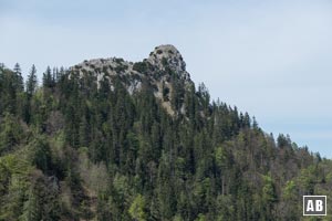 Der Mittlere Rotofen im Zoom - als Brust der Schlafenden Hexe durchaus noch erkennbar