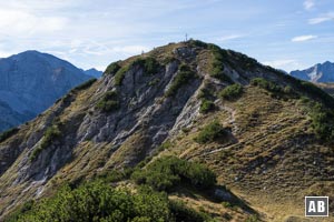 Rückblick auf das Plumsjoch