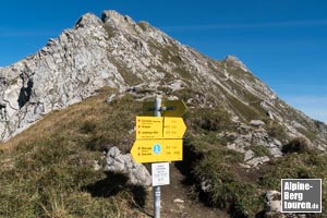 An der Vorderen Schafwanne - Startpunkt der Rauhhorn-Überschreitung