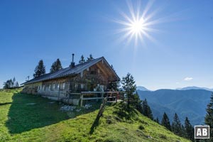 Die Jausenstation an der Sonnbergalm