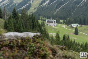 Rückblick auf die Station Seealpe