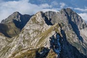 Gaisalphorn (links) und Rubihorn (rechts) gesehen vom Nebelhorn