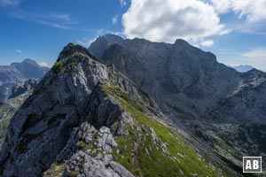 Blick vom Steinberg auf den Hochkalter