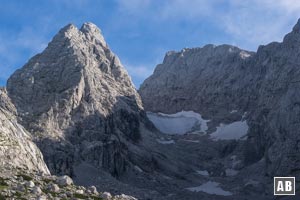 Hochkalter mit Blaueisgletscher und Blaueisspitze