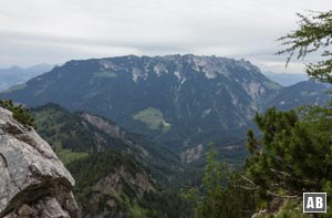 Blick aus dem Widauersteig auf den Zahmen Kaiser