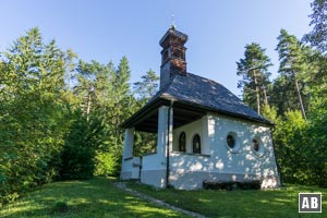 Diese Kapelle in Griesen markiert den Startpunkt unserer Tour
